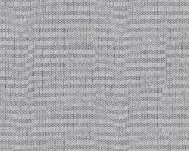 Vliestapete-Textil-Optik-grau-silber-Glitzer-3443-