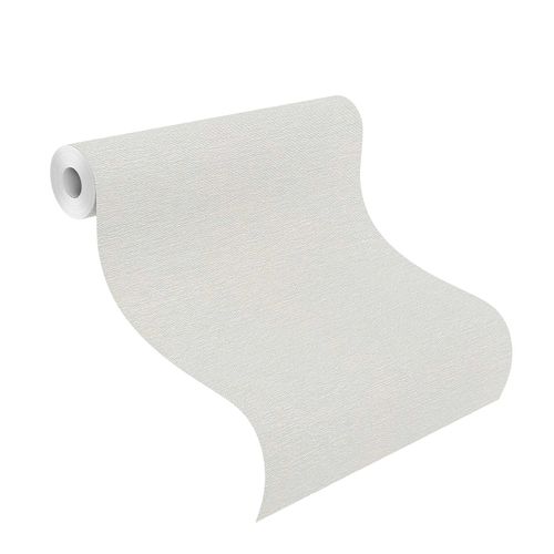 Detailbild Tapete Vlies tapetenwechsel Uni Textil hellgrau 804539