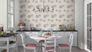 Raumbild Tapete Vlies tapetenwechsel Uni Textil hellgrau 804539 3