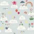 wallpaper Bambino by Rasch animals clouds blue 249439 1