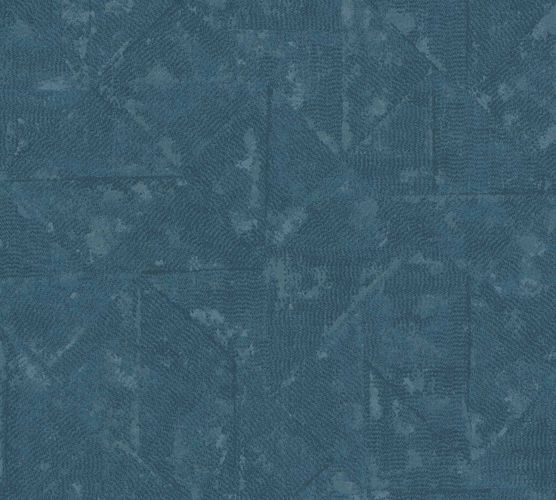 Artikelbild Wallpaper vintage diamond dark blue 36975-1