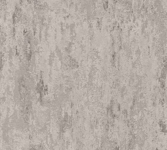 Non-Woven Wallpaper Patina grey silver Metallic 32651-6