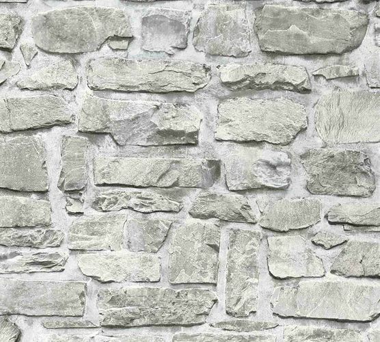 Non-Woven Wallpaper Virgin Stonewall grey white 36370-1