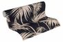 Non-Woven Wallpaper Bamboo Leaves Design black pink 2