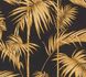 Non-Woven Wallpaper Bamboo black orange 36919-5 1
