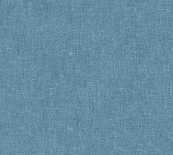 Non-Woven Wallpaper Textile Look Uni blue white 36925-9