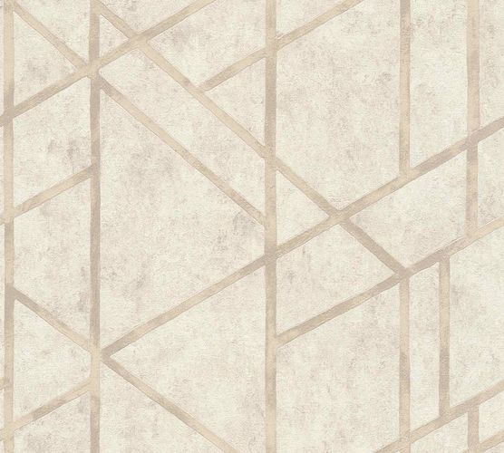 Non-Woven Wallpaper Concrete Graphic cream beige gloss