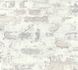 Non-Woven Wallpaper Stone Vintage cream grey 36929-3 1
