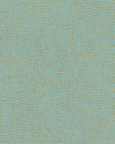 Artikelbild Tapete Vlies Gepunktet blau gold 31305