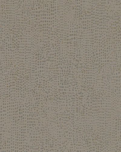 Artikelbild Tapete Vlies Gepunktet braun silber 31307