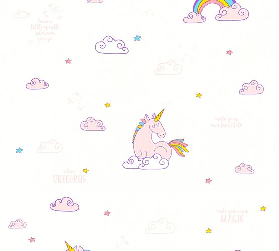 Kindertapete-Einhorn-Wolken-weiss-rosa-36158-1-191689