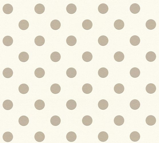 Kindertapete-Gepunktet-weiss-taupe-36934-1-191702