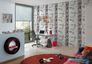 Kids Wallpaper Graffiti Concrete grey blue 36986-1 2