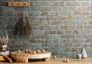 Wallpaper non-woven stone look 3D gray rose 58410 2