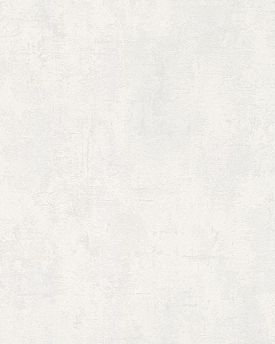 Non-woven wallpaper concrete look white gray Novamur 6714-10