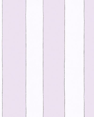 Picture Kids Wallpaper Wide Stripes pink white 31103