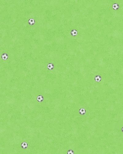 Image Kids Wallpaper Footballs green black 31109
