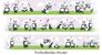 Collage Kinderbordüre Panda Zahlen rosa 46518 2