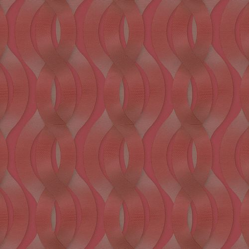Artikelbild Colani Vliestapete Legend Welle rot 84043