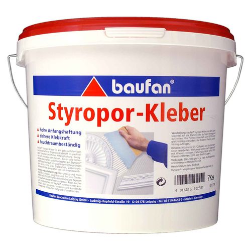 Baufan Styropor-Kleber 7 kg lösungsmittelfreier Klebstoff