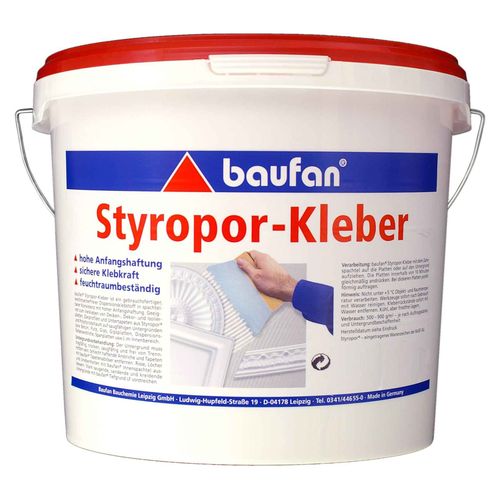 Baufan Styropor-Kleber 14 kg lösungsmittelfreier Klebstoff