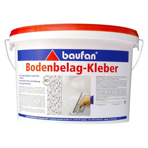 Baufan Bodenbelag-Kleber 3 kg leicht zu verarbeitender Klebstoff