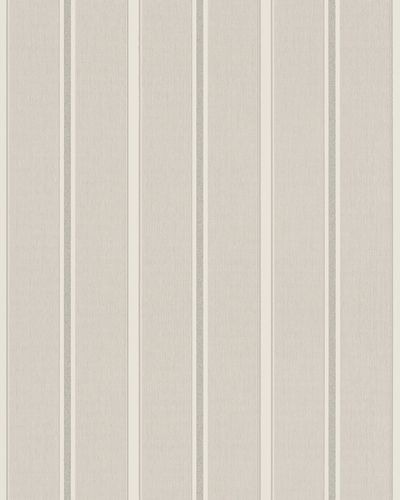 Article picture Non-Woven Wallpaper Stripes greige silver Glitter 57464