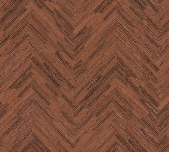 Wallpaper VERSACE Home Herringbone brown gloss 370513