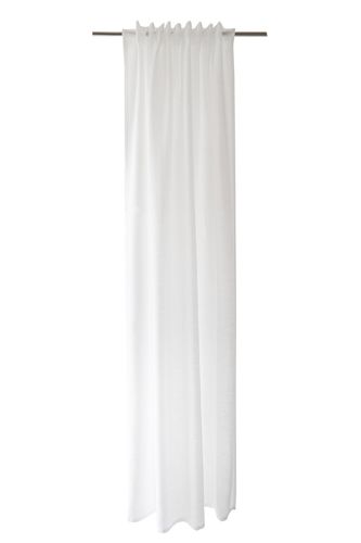 Loop Curtain transparent plain structure white 5401-05