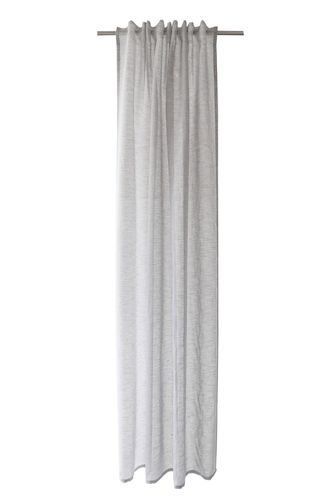 Schlaufenschal transparent 2,45 x 1,40 Uni Gewebt grau 5401-29
