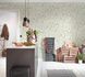 Non-Woven Wallpaper Leaves white green Jette 37363-5 3