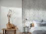 Non-Woven Wallpaper Branches white grey metallic 37260-4 2