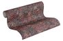 Wallpaper non-woven tiles vintage purple-grey red 37391-3 1