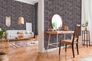 Wallpaper non-woven tiles vintage purple cream 37391-4 4