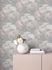Wallpaper non-woven flowers grey white 37392-3 5