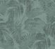 Wallpaper non-woven floral jungle green black 37396-3 2