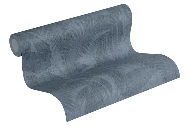 Rollenbild Tapete Vlies New Walls floraler Dschungel blau schwarz 37396-5 | 373965 livingwalls