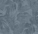 Wallpaper non-woven floral jungle blue black 37396-5 2