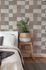 Schlafzimmer Tapete Vlies New Walls Fliesenplatten taupe creme silber Glanz 37406-3 | 374063 livingwalls 3
