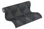 Rollenbild Tapete Vlies New Walls Rautenformen schwarz gold Glitzer 37419-3 | 374193 livingwalls 1