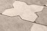 Wallpaper non-woven tiles cream grey 37421-5 3