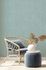 Wallpaper non-woven structured plain turquoise 5
