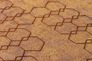 Wallpaper non-woven graphic pattern orange 37424-3 3