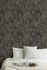 Wohnzimmer Tapete Vlies New Walls engmaschige Grafik anthrazit schwarz gold Glanz 37424-6 | 374246 livingwalls 4