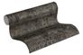 Rollenbild Tapete Vlies New Walls engmaschige Grafik anthrazit schwarz gold Glanz 37424-6 | 374246 livingwalls 1