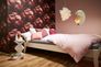 Schlafzimmer Tapete Vlies New Walls Einfarbig meliert rosa beige 37430-1 | 374301 livingwalls 4
