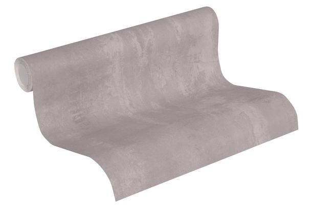 Tapetenrolle Vlies "Neue Bude" Einfarbig meliert grau 37412-1 | 374121 von livingwalls