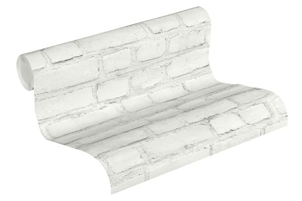 Tapetenrolle Vlies "Neue Bude" Steinmauer grau 37414-2 | 374142 von livingwalls