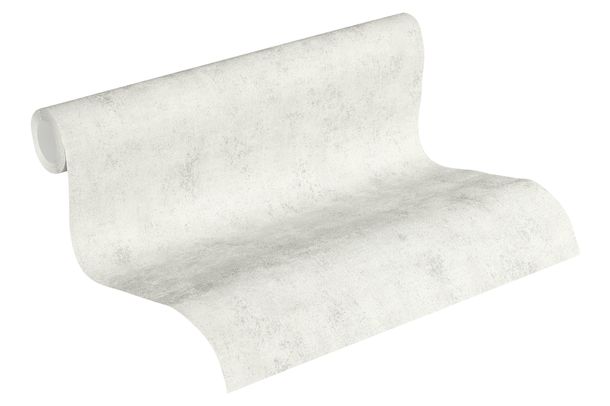 Tapetenrolle Vlies "Neue Bude" Struktur Einfarbig hellgrau 37416-4 | 374164 von livingwalls