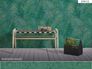 Non-woven Wallpaper 37417-3 plain structured green  5